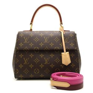 Louis Vuitton Monogram Cluny BB Rose 2WAY Bag